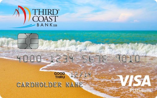 third coast bank VISA platinum credit card