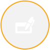 check with a writing pen icon